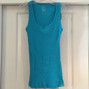 Teal nursing tank